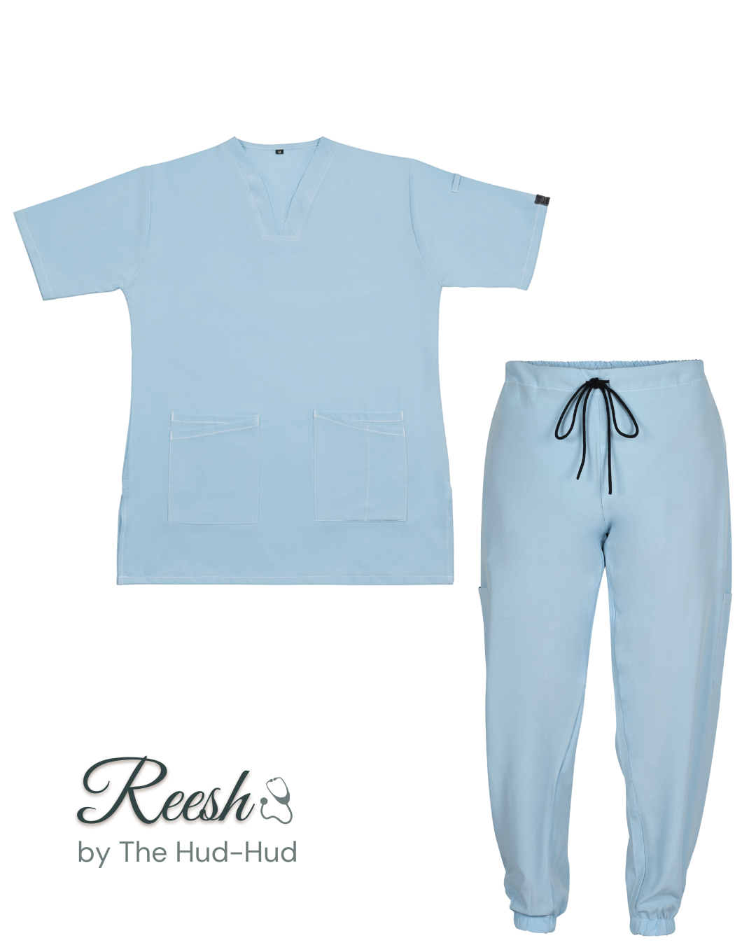 Reesh Celeste Mist Female Scrub Set