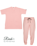 Reesh Rose Cloud Female Scrub Set