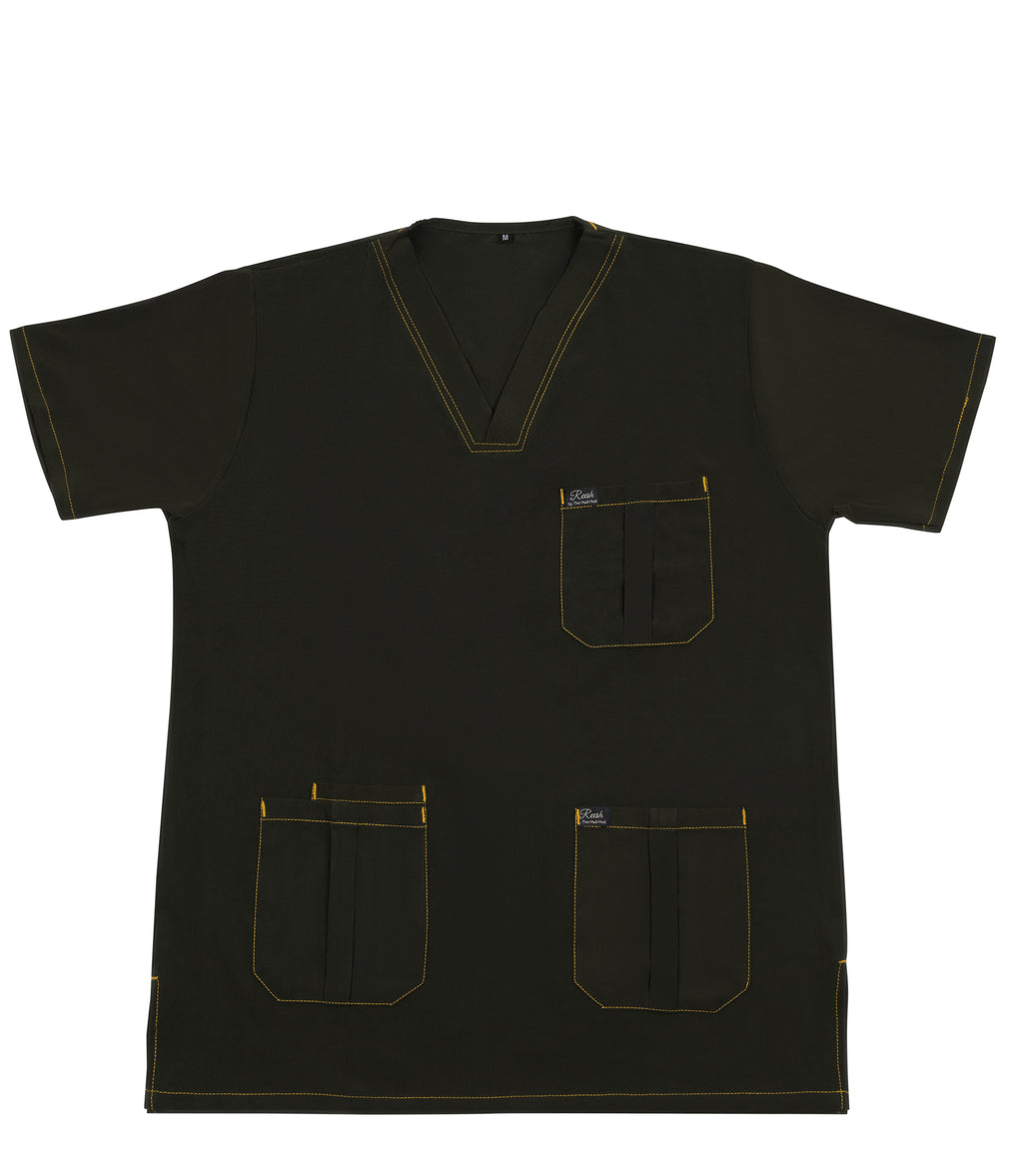 Reesh Emerald Onyx Male Scrub Set