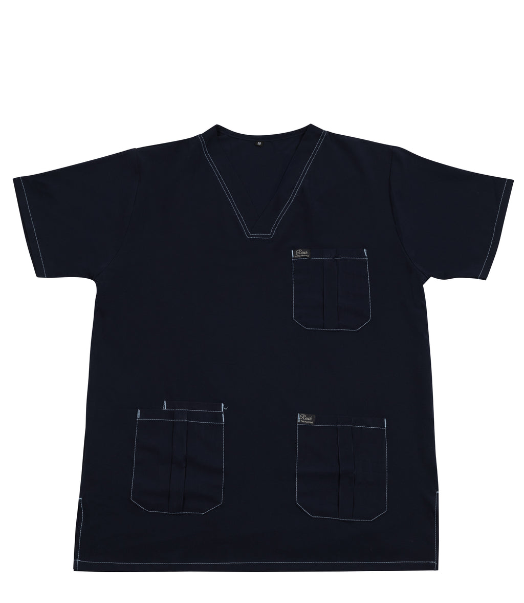 Reesh Midnight Tide Male Scrub Set